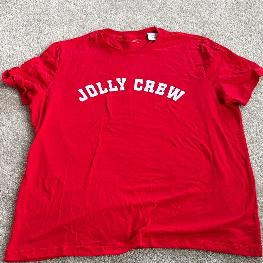 Old Navy Red Soft-Washed Tee